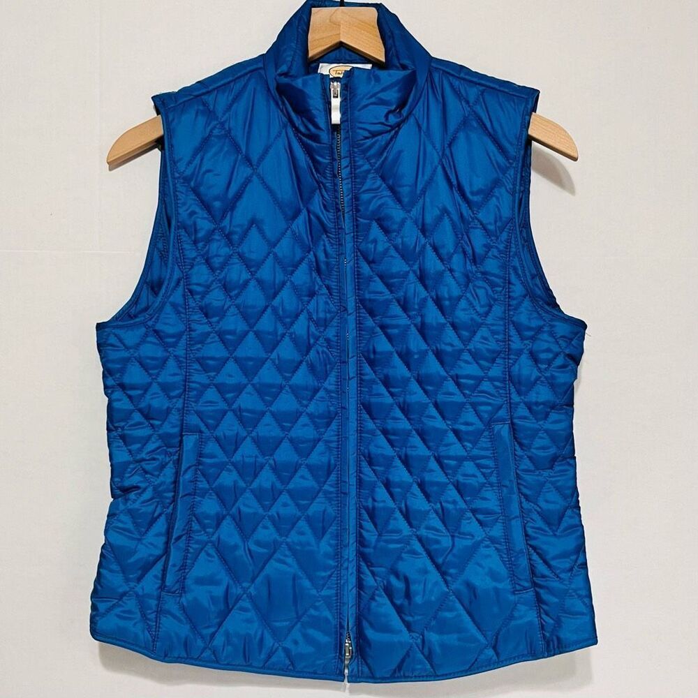 Talbots Quilted Vest   Sz S   EUC